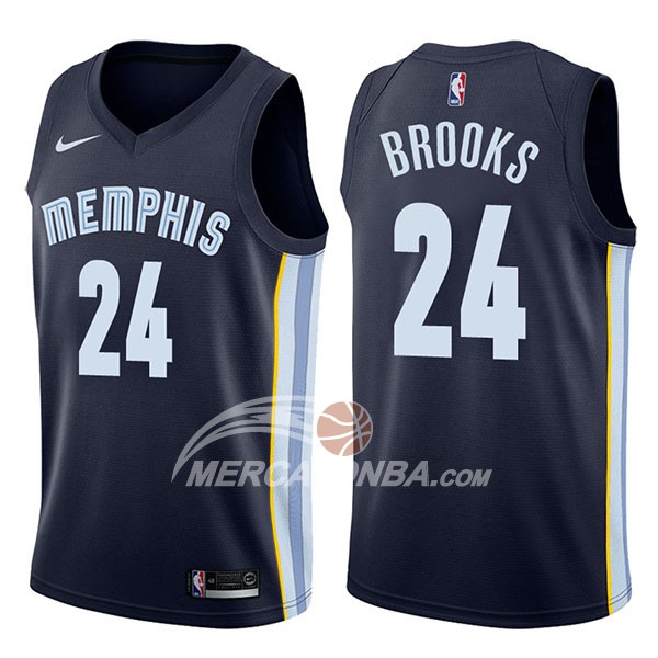 Maglia NBA Memphis Grizzlies Dillon Brooks Icon 2017-18 Blu